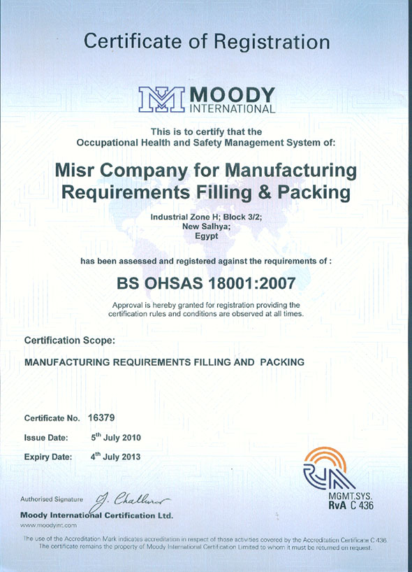 BS OHSAS 18001:2007